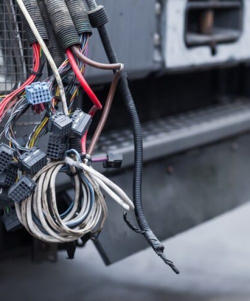 bunch-black-wires-truck_116124-9